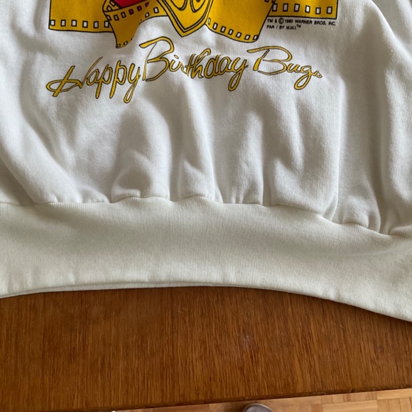 NWT Vintage sweatshirt, Bugs Bunny 50th Anniversary 🥕 🎂 🎉 - Picture 6 of 12